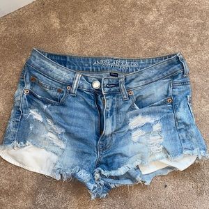 Blue ripped jeans!!!